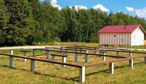 фундамент на жб сваях