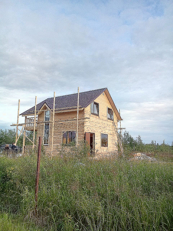 Дом из бруса 7х7.5 в Ленинградской области - Фото 2