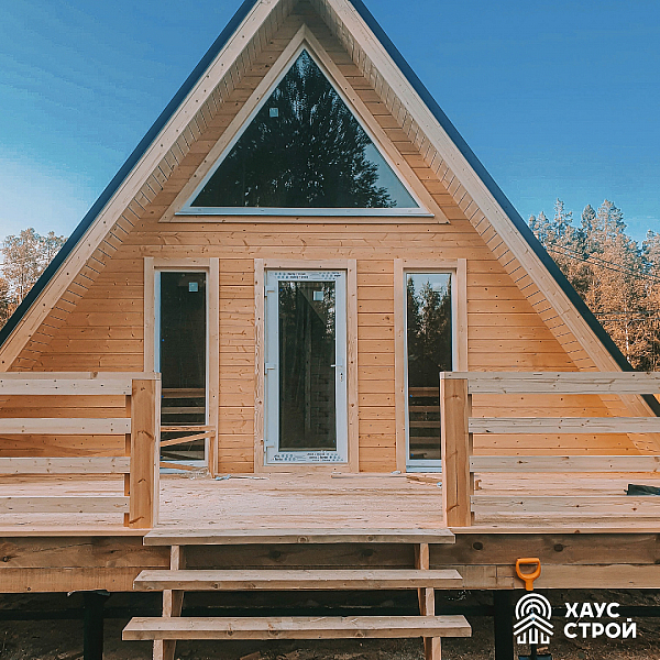 Дом в стиле A-Frame по проекту Фика, Ленинградская область - Фото 2