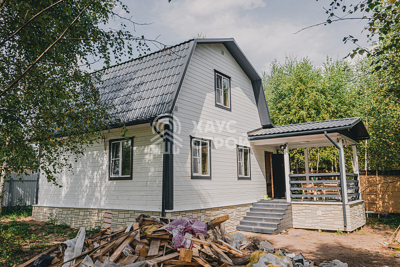Дом из бруса 7х8 Сиде в ТСН Давыдовское - Фото 1