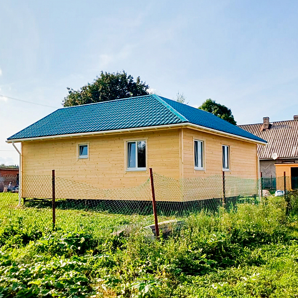 Каркасный дом по проекту Ухта в Ленинградской области - Фото 1