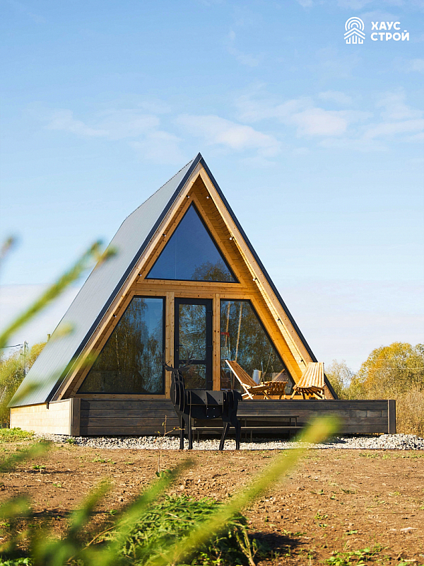 Дом A-Frame в Вологодской области по проекту «Борн» - Фото 0