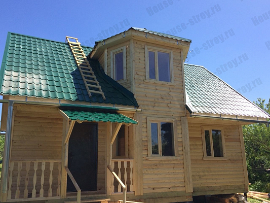 Дом из бруса 6х9 Акрива в деревне Степановка