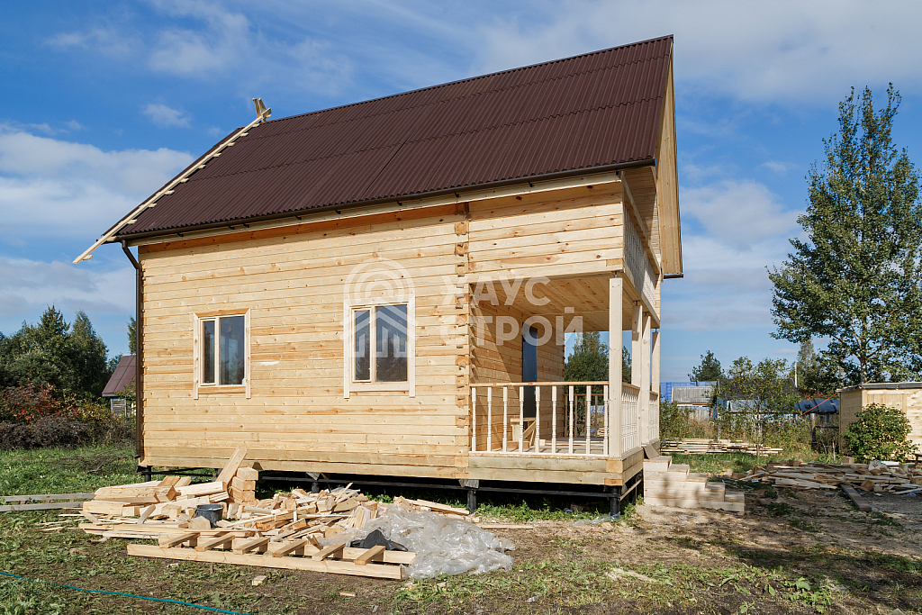 Дом из бруса 6х8 Герон в Гатчинском районе - Фото 4