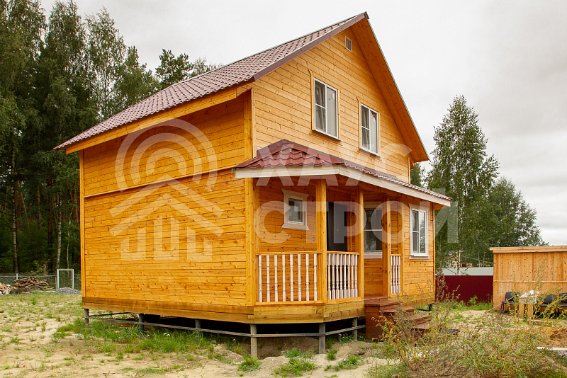 Дом из бруса 7х7 Баон в деревне Гостилицы - Фото 2