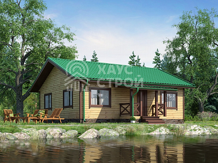 фото Дом из бруса 8х9 «Халкида»