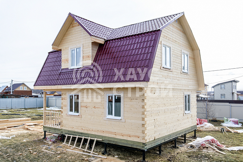 Дом из бруса 7х8 Калидон в поселке Семрино - Фото 2