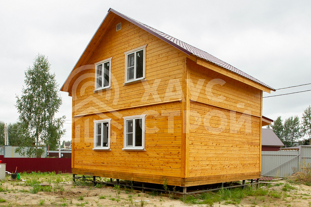 Дом из бруса 7х7 Баон в деревне Гостилицы - Фото 4