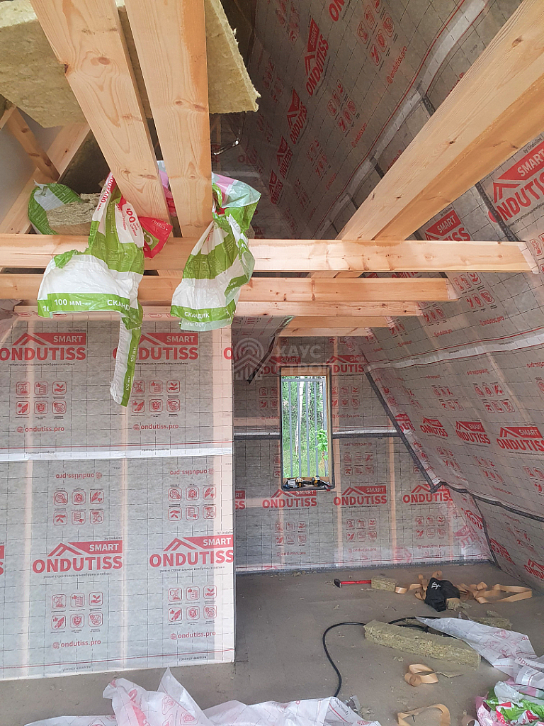 Деревянный дом A-Frame Борн 6х9 с террасой, Коприно - Фото 7