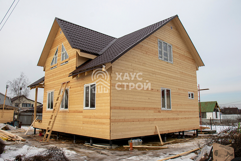 Каркасный дом 8х9 Кемерово в Сусанино - Фото 0