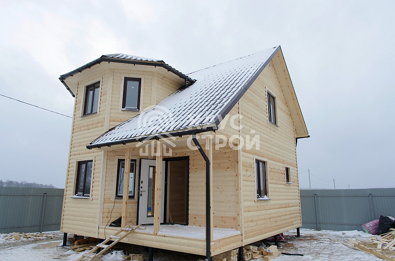 Каркасный дом 7х7 Высоцк в посёлке РАОС - Фото 1