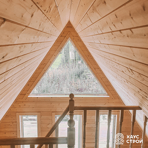 Дом в стиле A-Frame по проекту Фика, Ленинградская область - Фото 1