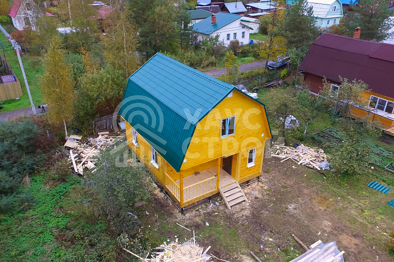 Дом из бруса 6х8 Бедфорд в Ленинградской области - Фото 1