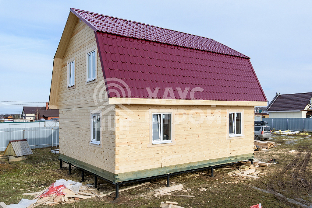 Дом из бруса 7х8 Калидон в поселке Семрино - Фото 3