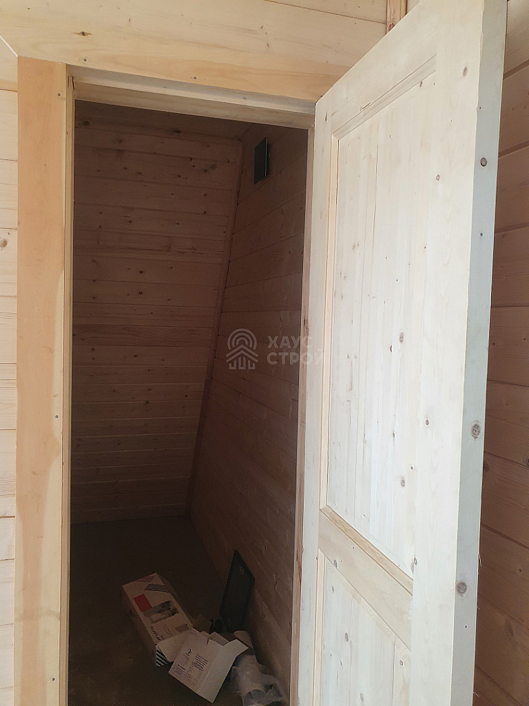 Деревянный дом A-Frame Борн 6х9 с террасой, Коприно - Фото 14