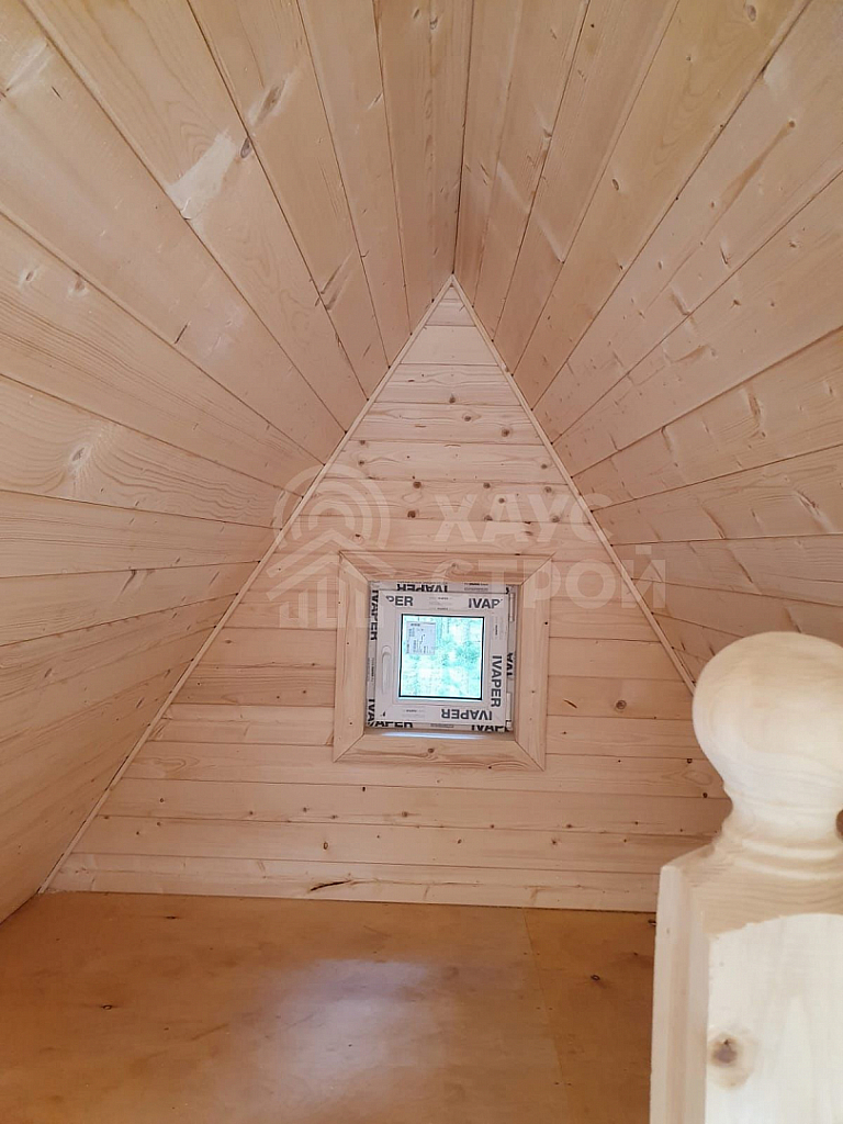 Деревянный дом A-Frame Борн 6х8, Заходское - Фото 9
