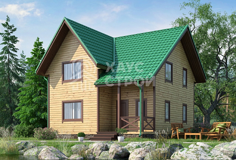 фото Дом из бруса 7х8 «Хедебю»