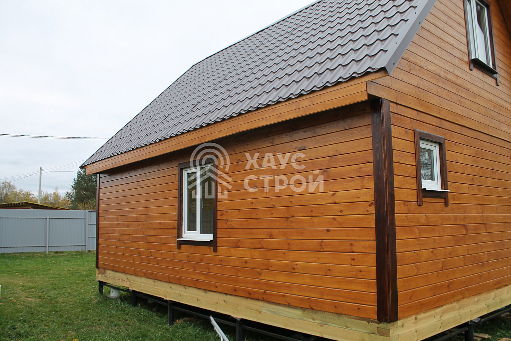 Дом из бруса 8х7.5 Либерти в СНТ Коммунальщик - Фото 3