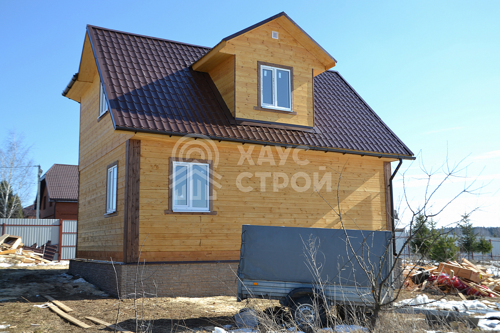 Дом из бруса 7х8 Бура в деревне Бережки - Фото 4