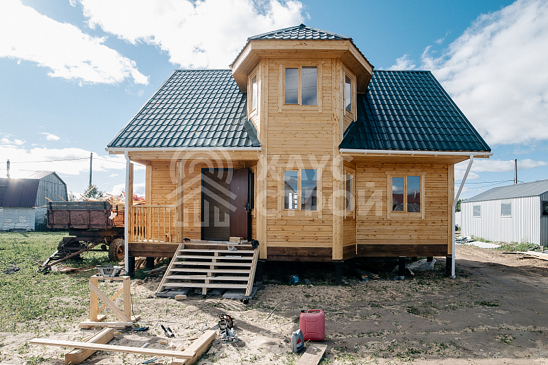Дом из бруса 7х9 Акрива в деревне Великое - Фото 1