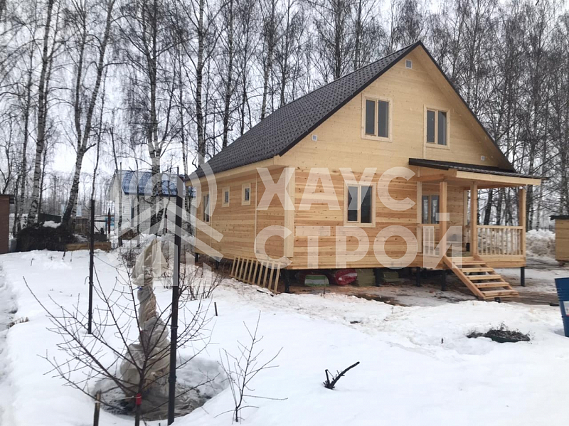 Дом из бруса 8х9 Гик в селе Марфино - Фото 2