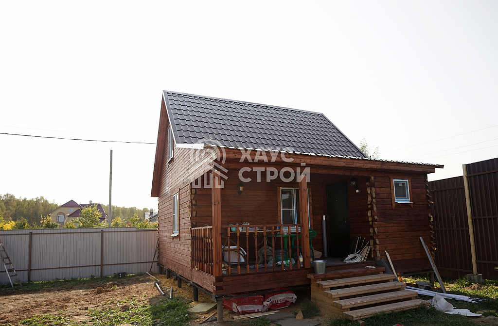 Баня из бруса 6х8 Рахма в КП Берёзовый Парк - Фото 4