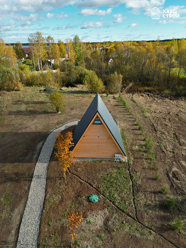 Дом A-Frame в Вологодской области по проекту «Борн» - Фото 2
