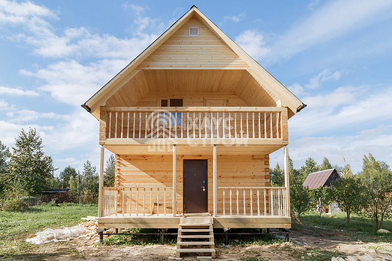 Дом из бруса 6х8 Герон в Гатчинском районе - Фото 1