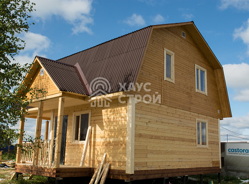 Дом из бруса 8.5х8 Ремис в городе Сестрорецк - Фото 1