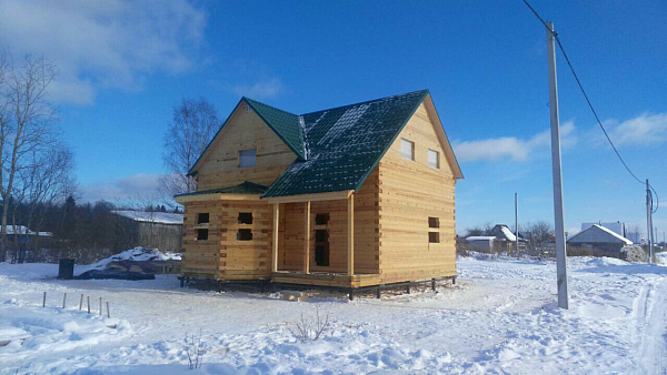 Дом из бруса 6х9 Армо в СНТ Юркино
