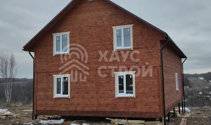 Дом из бруса 8х10 в Кардымовском районе - Фото 1