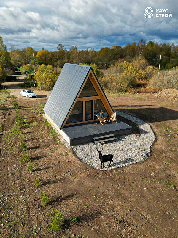 Дом A-Frame в Вологодской области по проекту «Борн» - Фото 1