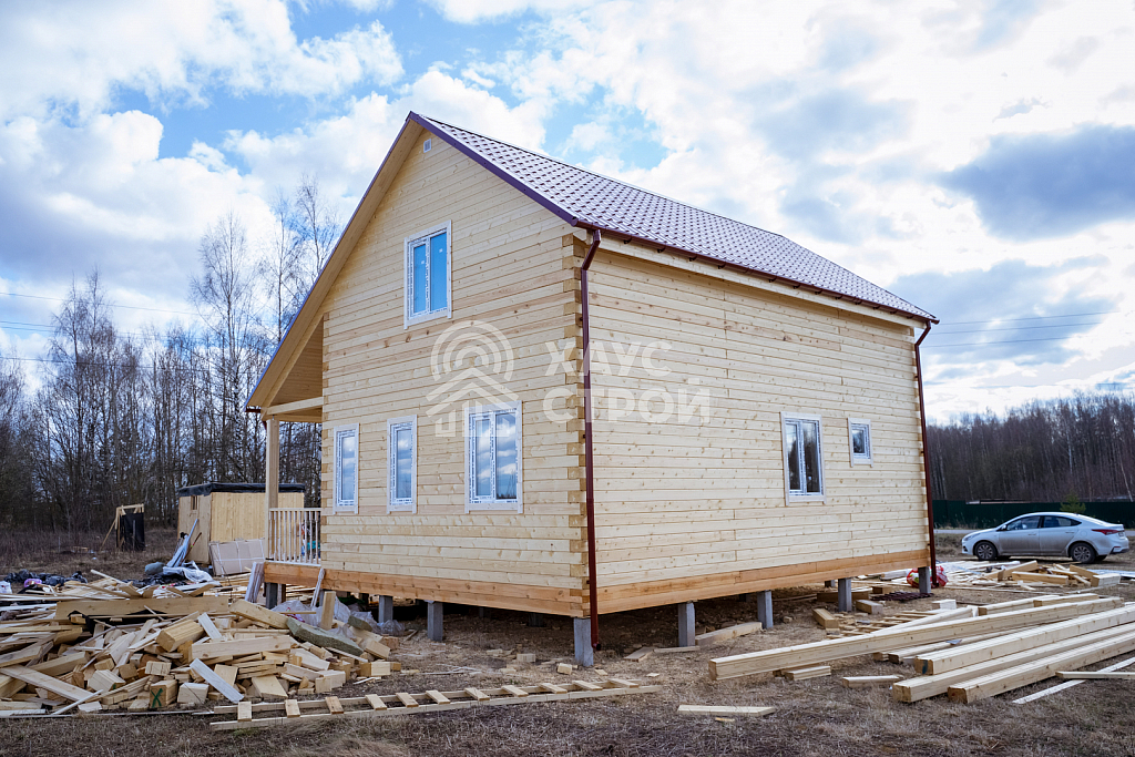 Дом из бруса 8х9 Спектр в ДНП Роса - Фото 4
