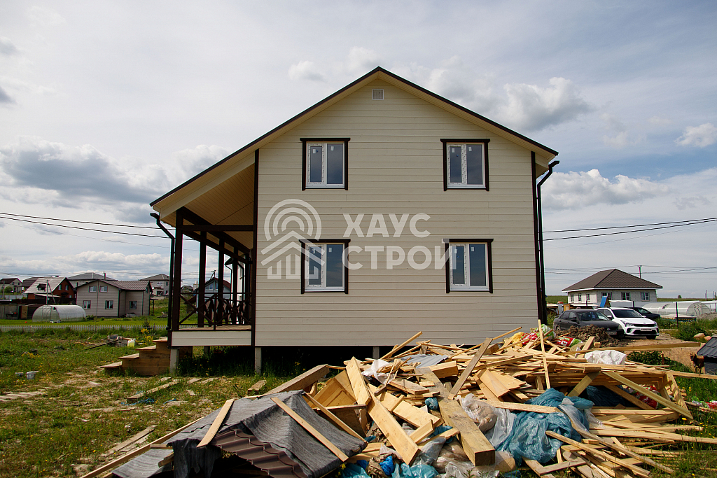 Каркасный дом 9х9 Гвардейск в Низино - Фото 6